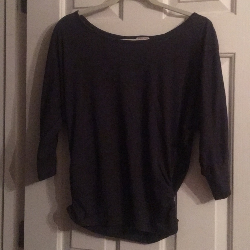 Charcoal gray top